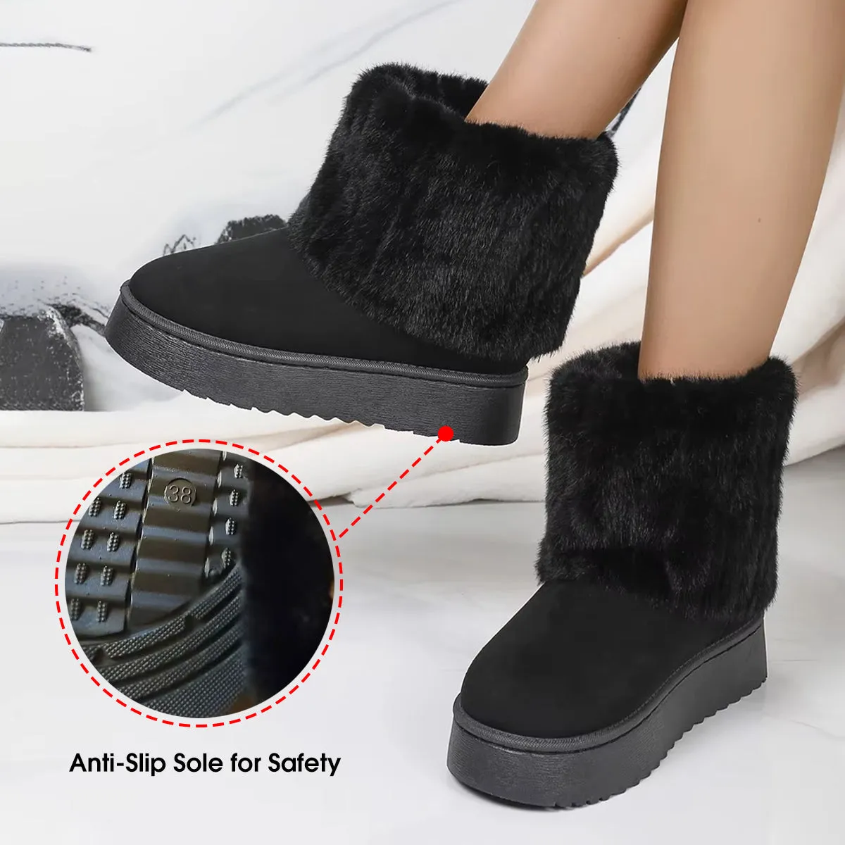 SHOEGEEᵀᴹ Women's Snow Boots
