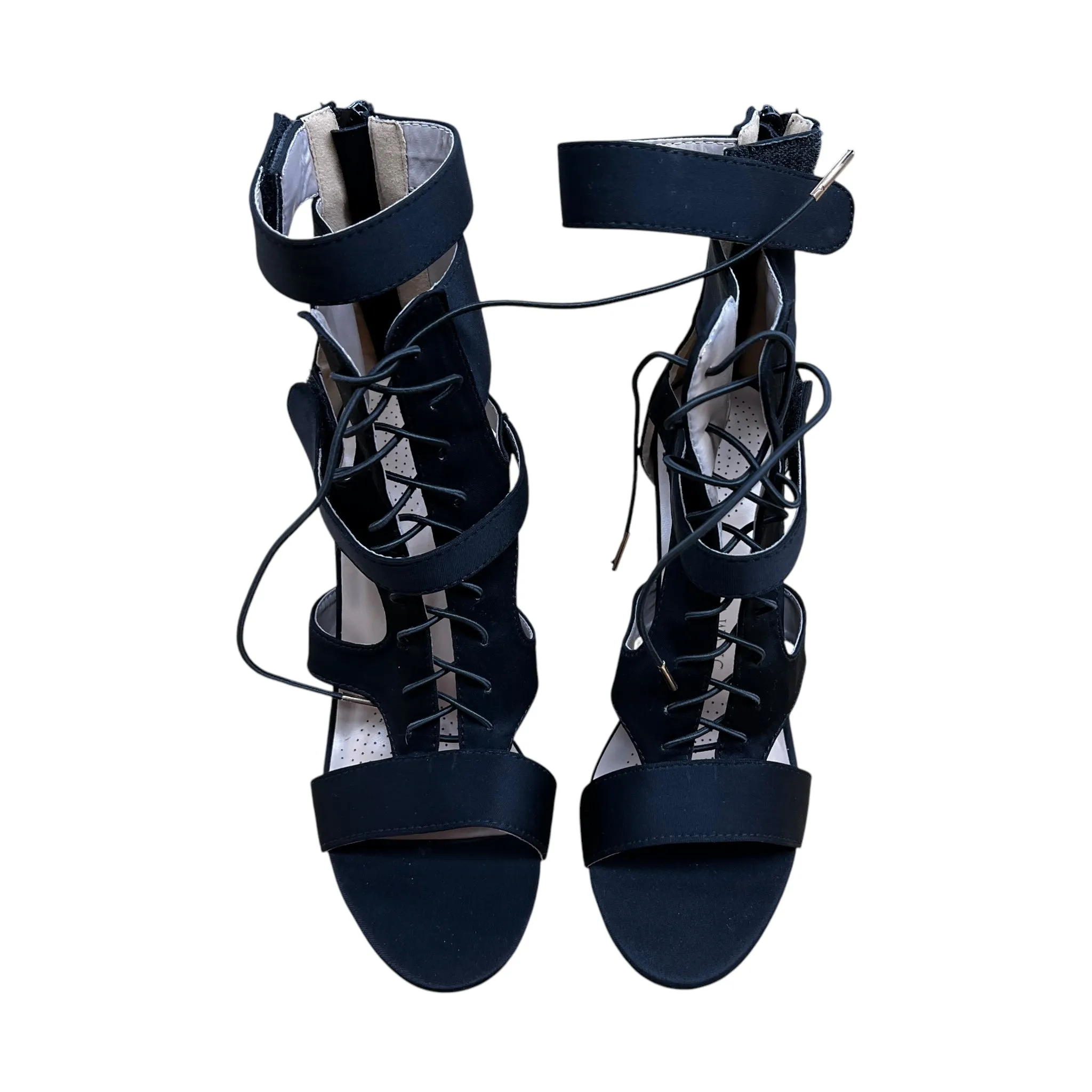 Shoes Heels Block By Azalea Wang In Black, Size:8.5