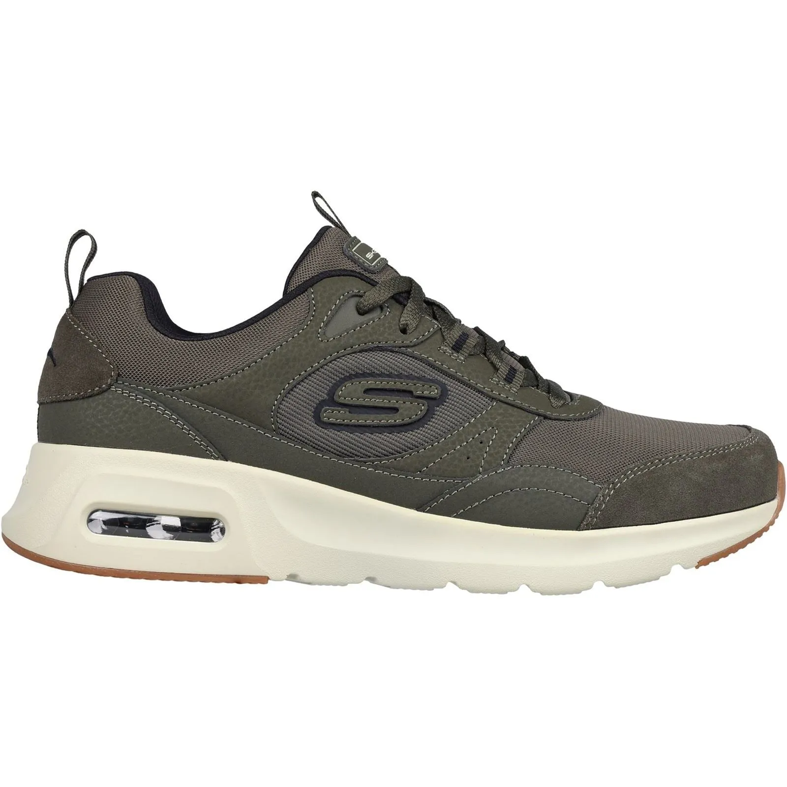 Skechers 232646 Skech Air Court Homegrown Sneakers für Herren in weiter Passform - Olivgrün