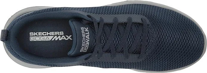 Skechers Men's Go Walk 6 Max Effort Shoes in Navy Grey