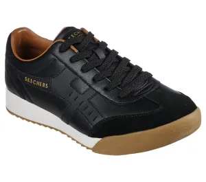 Skechers Men's Zinger Manzanilla Classic Retro Men Lace Up Jogger in Black 7 to 13