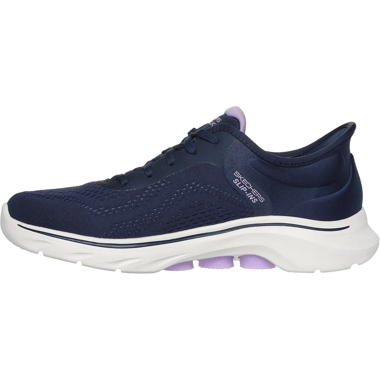 Skechers Women Shoes - GO WALK 7 - Valin in Navy/Lavender, 3-8 - GAR125233