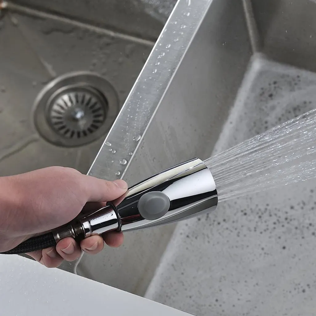 Smart Spare Sprayer Kitchen Faucet - Free Standing - 2" Abs/Polished Chrome