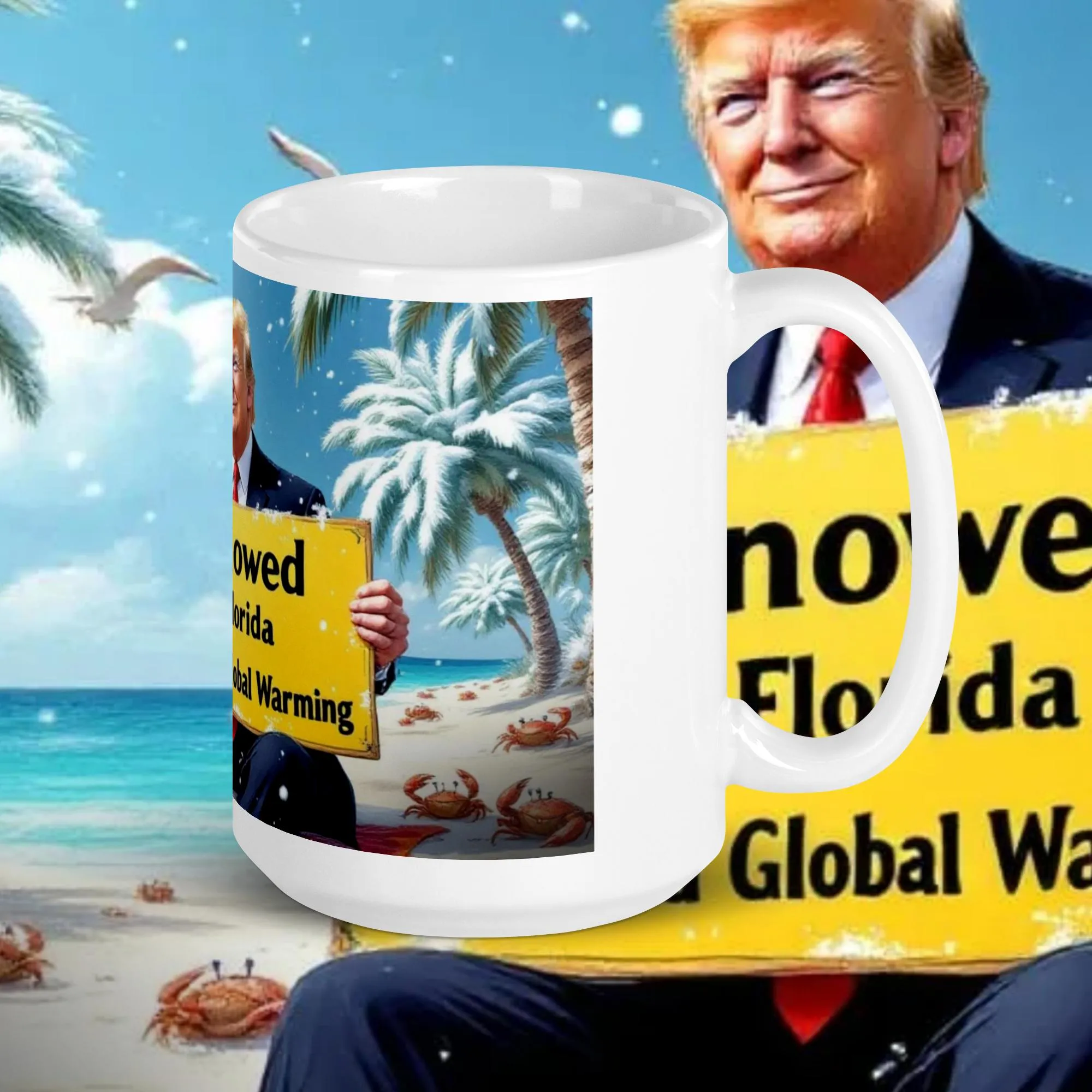 Snow In Florida | "I fixed Global Warming" Mug