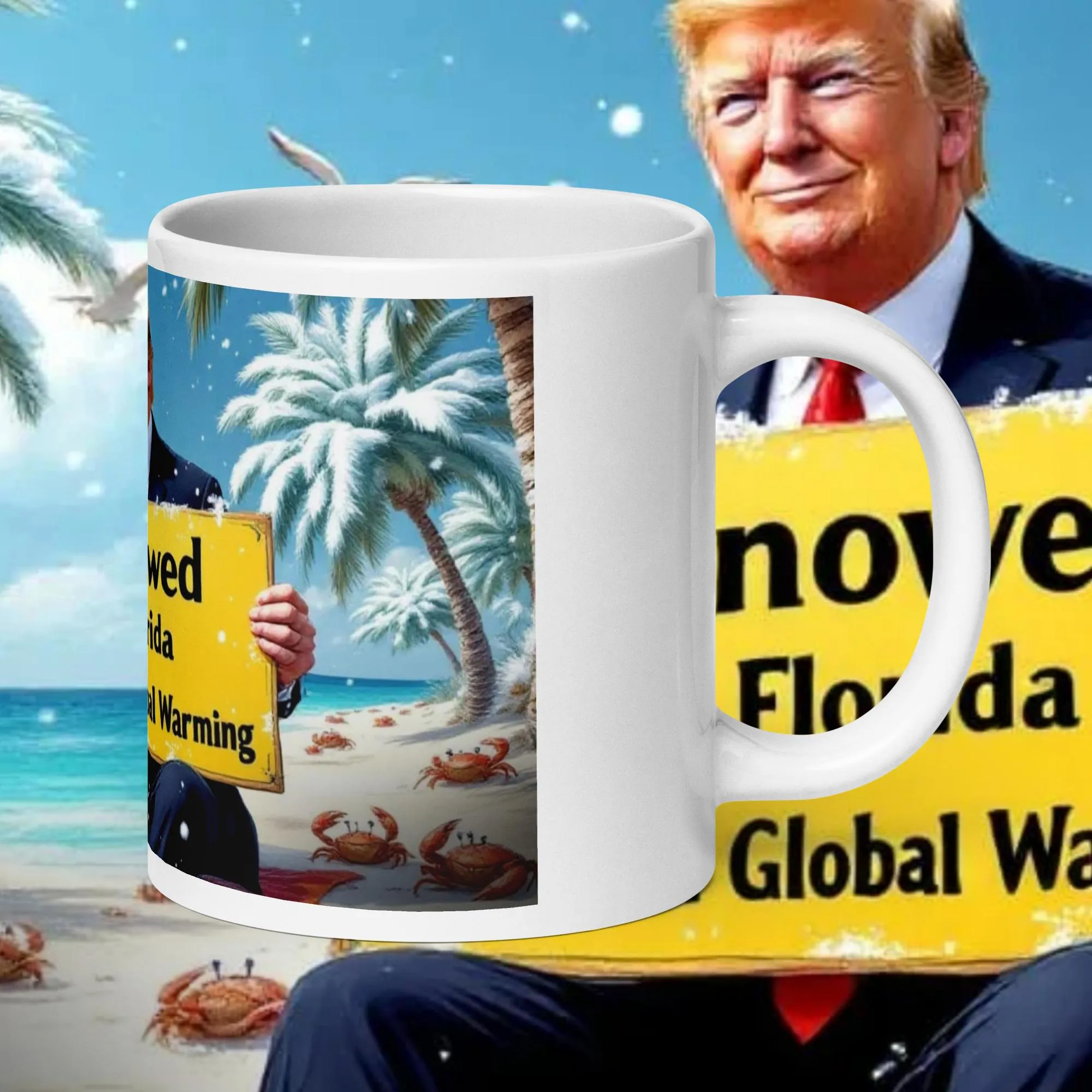 Snow In Florida | "I fixed Global Warming" Mug