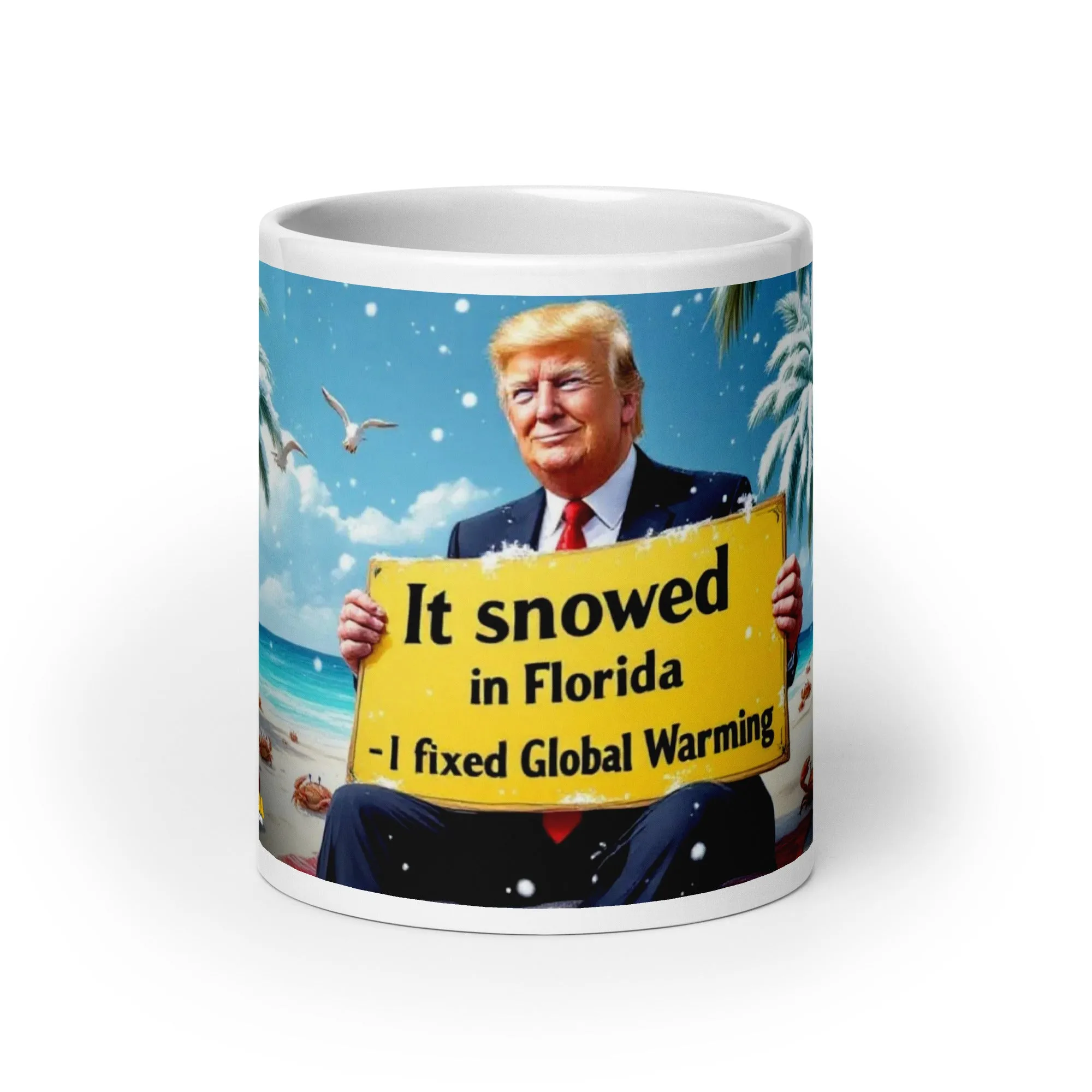Snow In Florida | "I fixed Global Warming" Mug