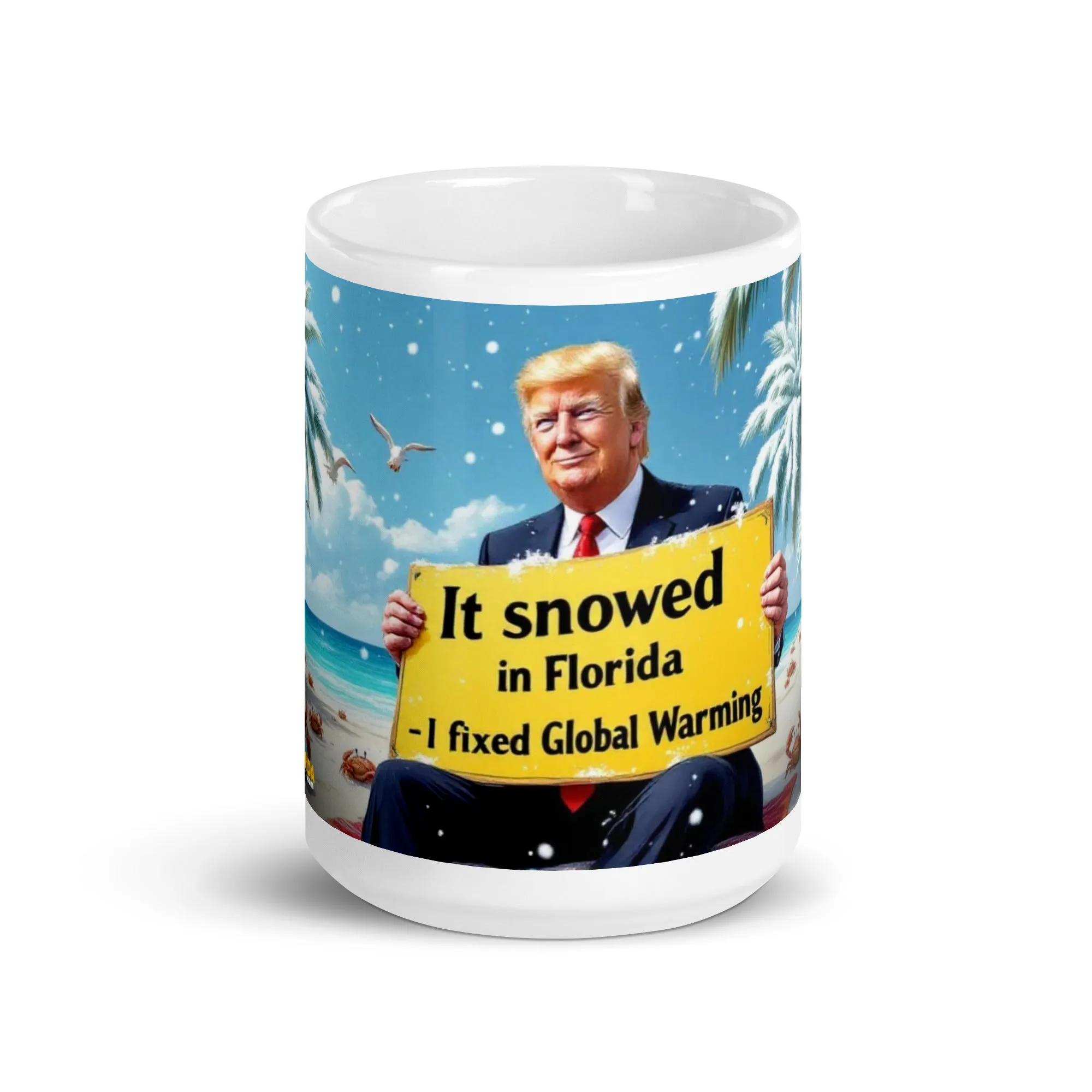 Snow In Florida | "I fixed Global Warming" Mug