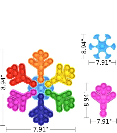 Snowflake Pop || Purple   Blue