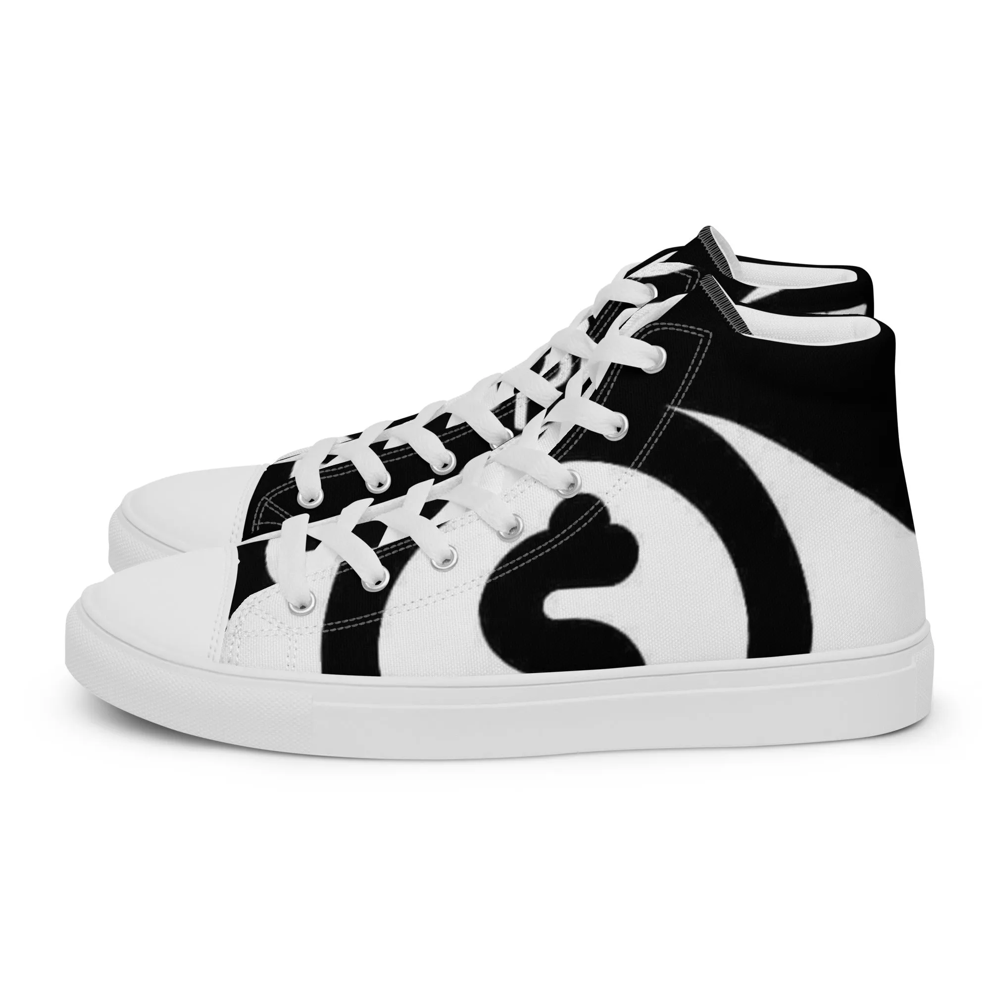 So playa TV Men’s high top canvas shoes