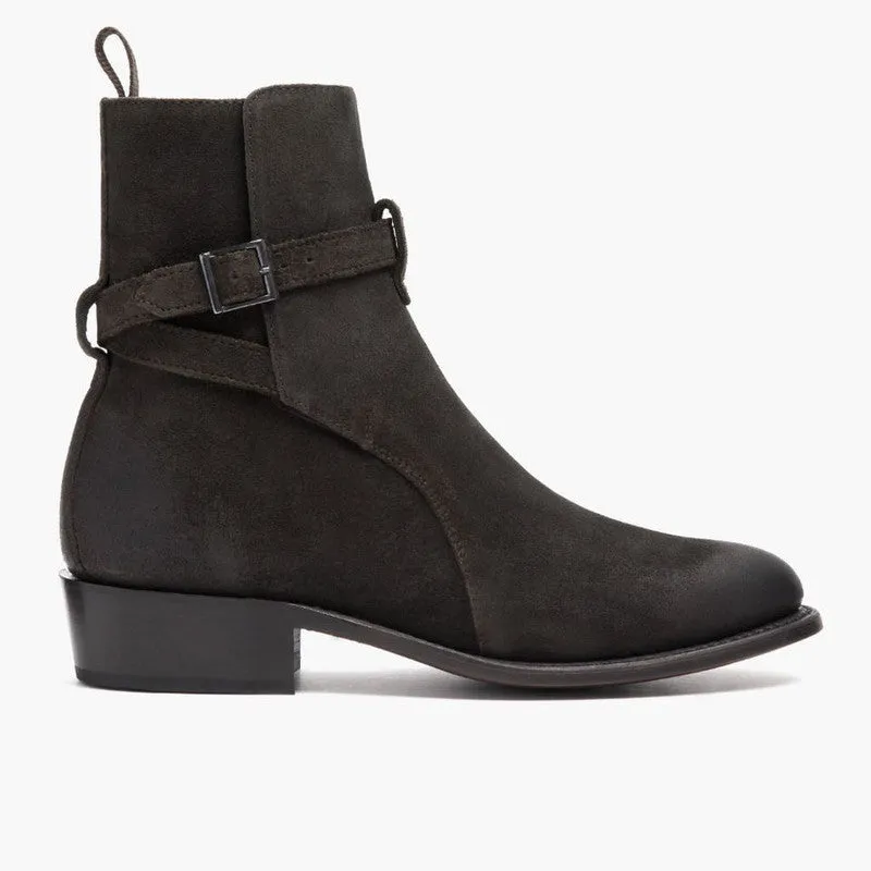 Sovereign Dark Olive Suede Boots