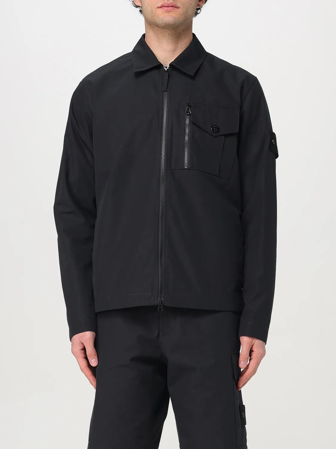 Stone Island Jacket Men Black