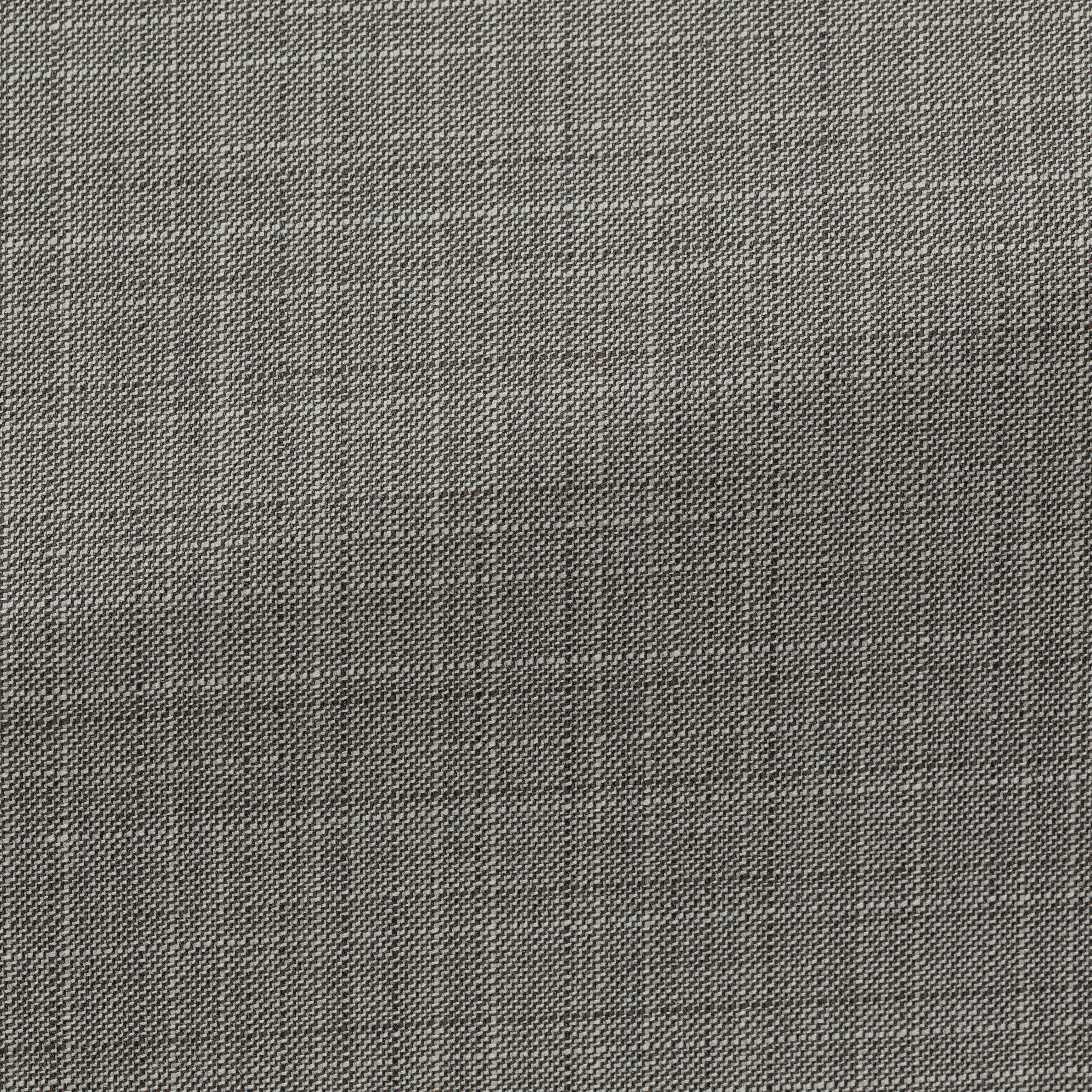Suit - Loro Piana Dark Taupe Stretch Wool with Micro-Check 5923