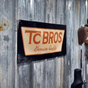 TC Bros. Genuine Quality Banner 2ftx4ft