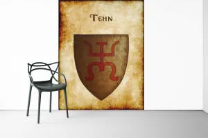 Tehn Heraldry of Greyhawk Anna Meyer Cartography Canvas Art Print