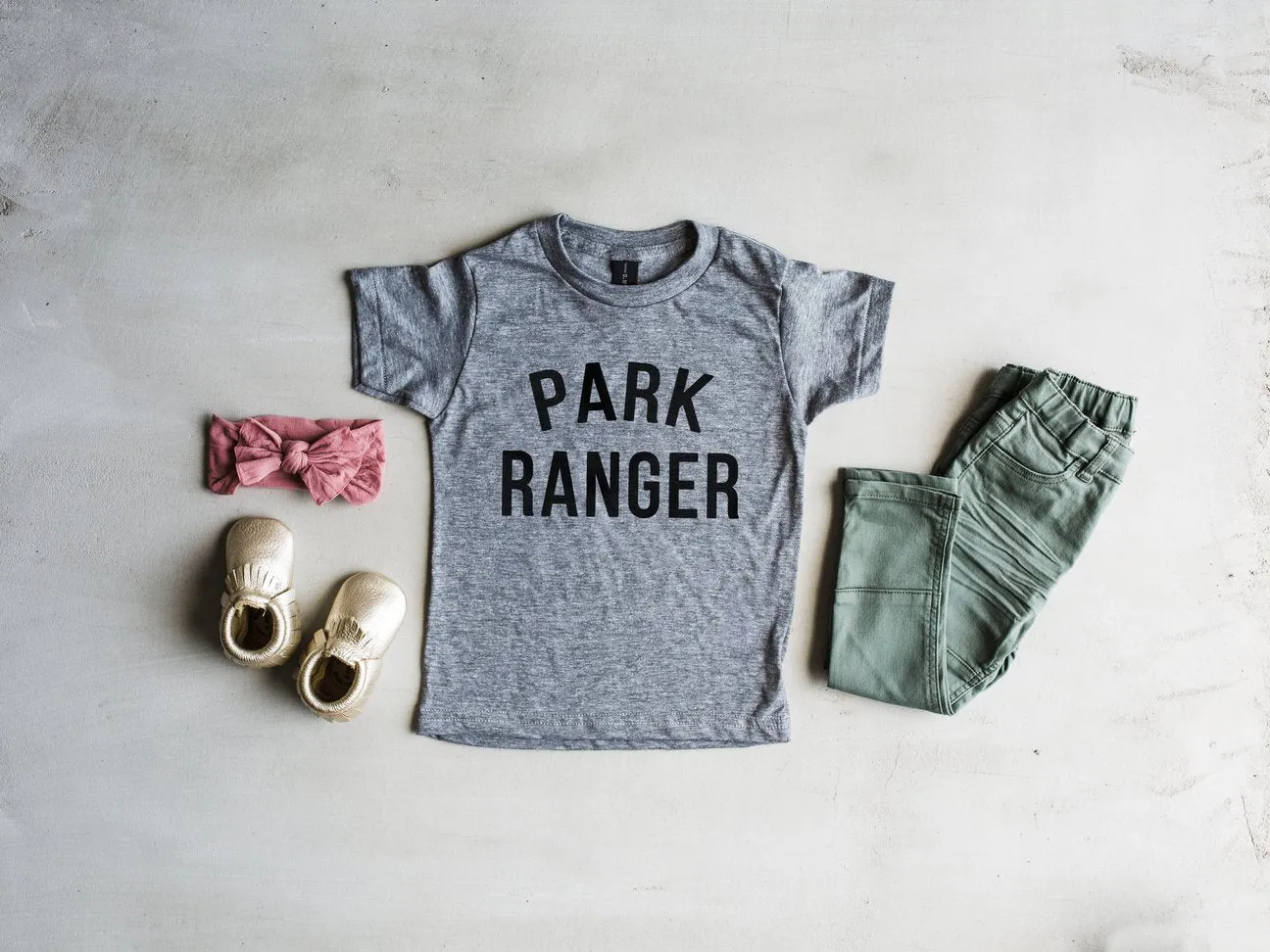 The Park Ranger T-shirt - Grey - KIDS