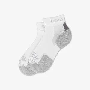 Thorlos Experia TECHFIT Light Cushion Ankle Sock (White)