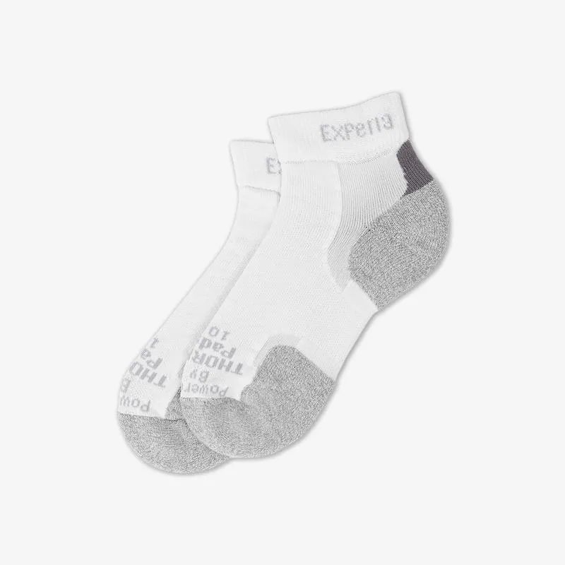 Thorlos Experia TECHFIT Light Cushion Ankle Sock (White)