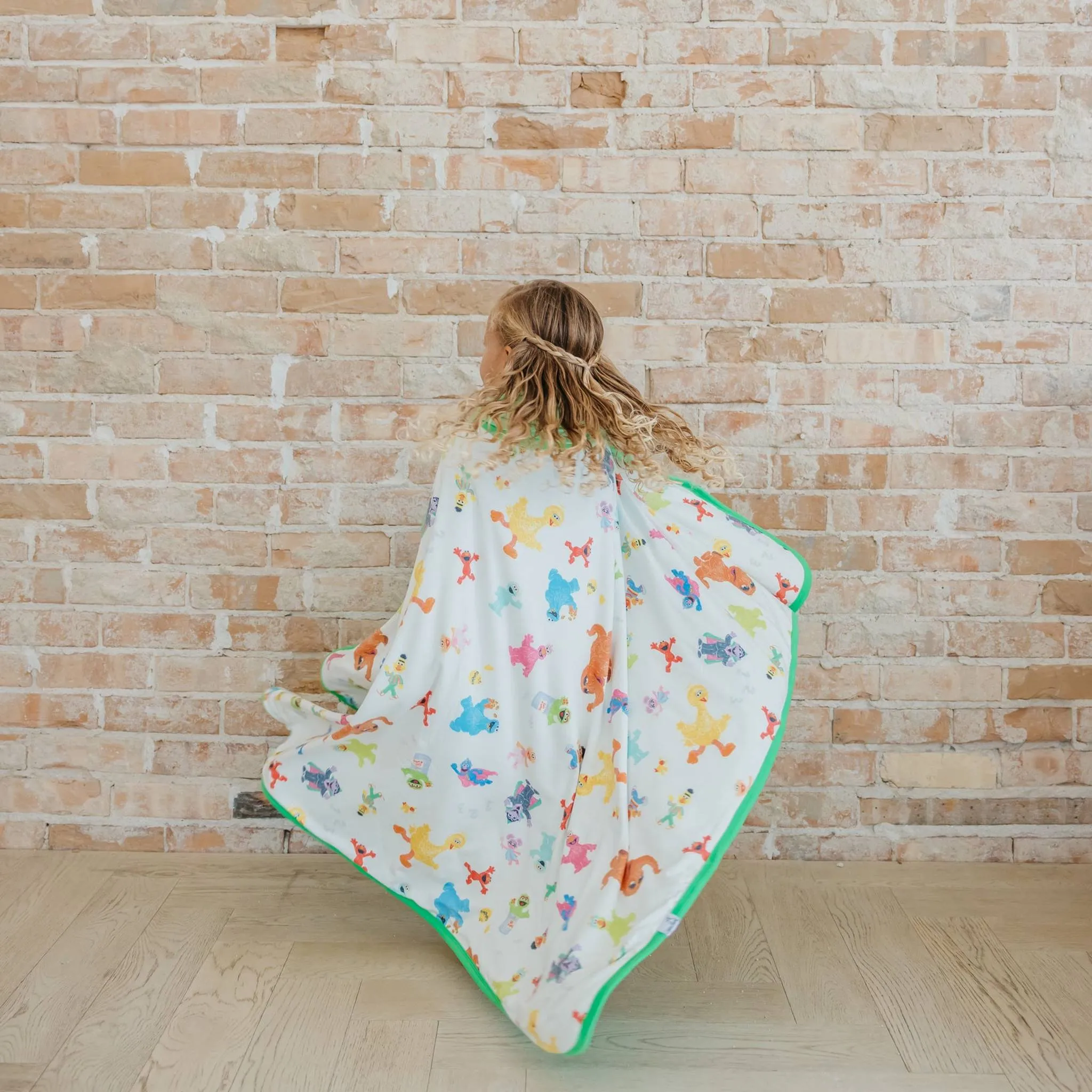 Three-Layer Quilt - Sesame Friends