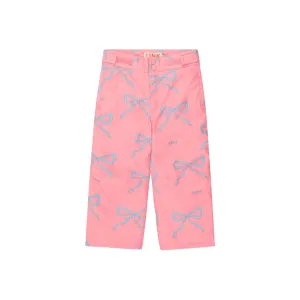 Tinycottons Bow Snow Pant, Pink