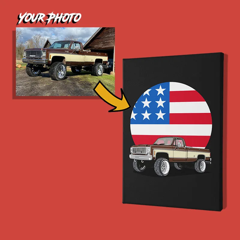 Trucks | Custom Print | Canvas