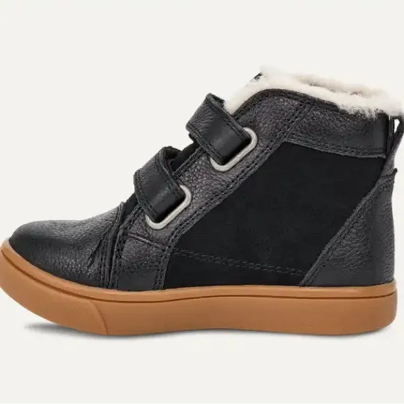 UGG | Rennon II High Top Sneaker Bootie New In Black Leather