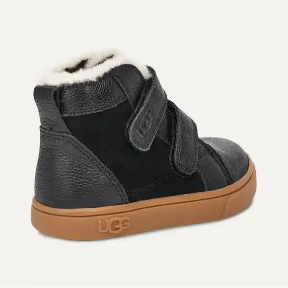 UGG | Rennon II High Top Sneaker Bootie New In Black Leather