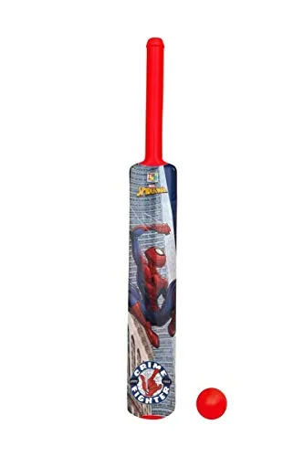 Vision Appliances® Cricket Kit Set for Kids 3 Stumps with 1 Bat and 1 Ball for Playing Perfect Cricket Combo Set (Spiderman)