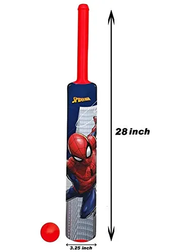 Vision Appliances® Cricket Kit Set for Kids 3 Stumps with 1 Bat and 1 Ball for Playing Perfect Cricket Combo Set (Spiderman)