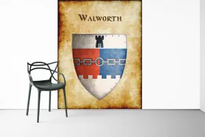 Walworth Heraldry of Greyhawk Anna Meyer Cartography Canvas Art Print