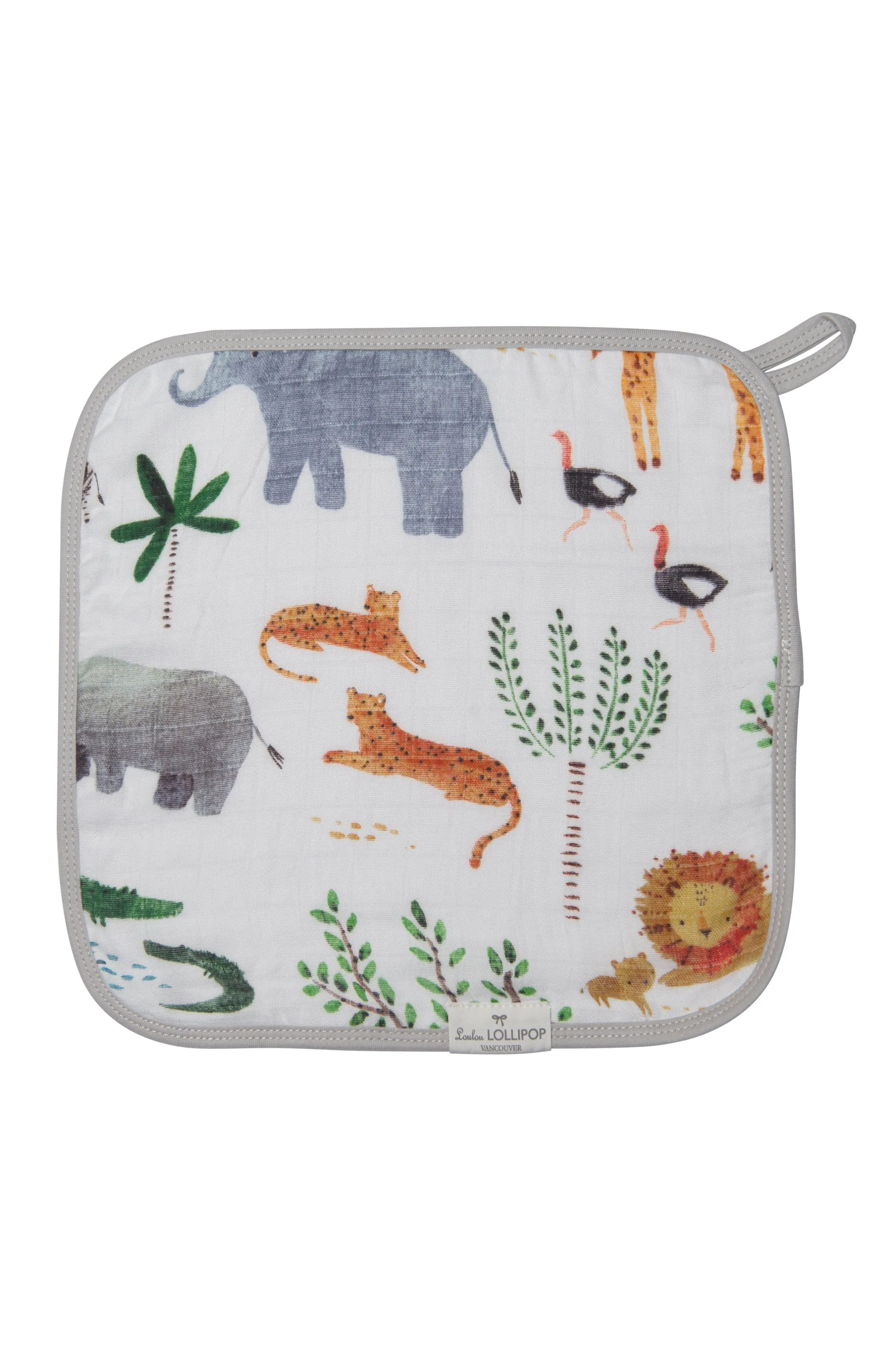 Washcloth Set - 3 Pack - Safari Jungle