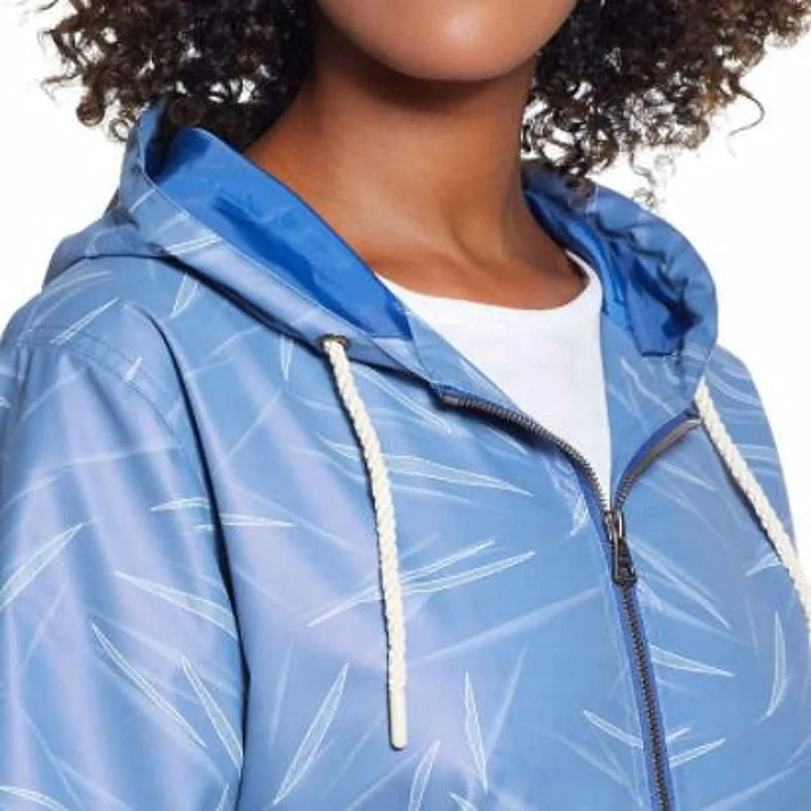 Weatherproof Vintage Womens Ladies' Rain Slicker Jacket 1295333 Riverside Blue L