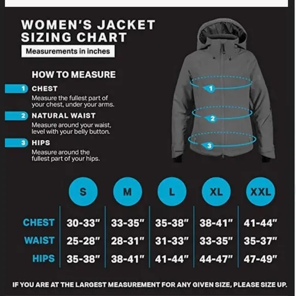 Wildhorn Frontera Premium Women's Lg Ski Snow Jacket Windproof Waterproof Grey