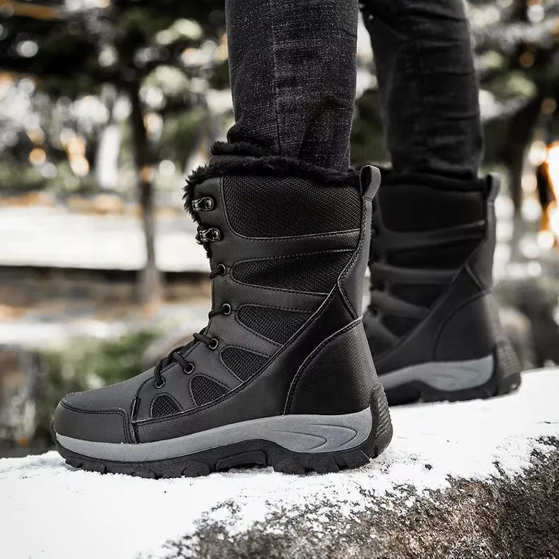 Winter Fur Integrated Snow Boots