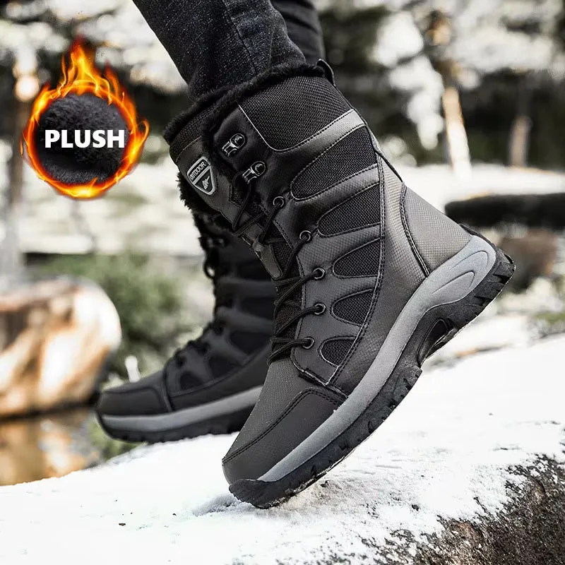 Winter Fur Integrated Snow Boots