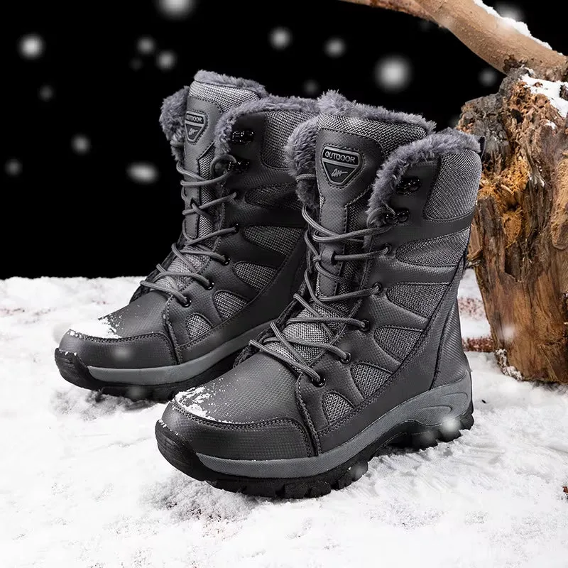 Winter Fur Integrated Snow Boots