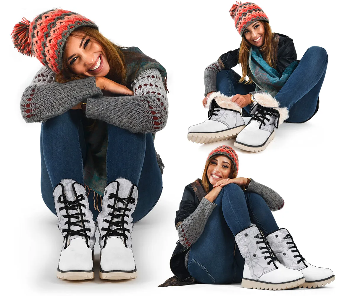 Winter Snowflakes Polar Boots