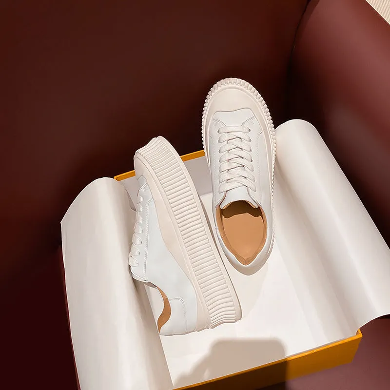 Womens Thick Bottom Height Increase Shoes